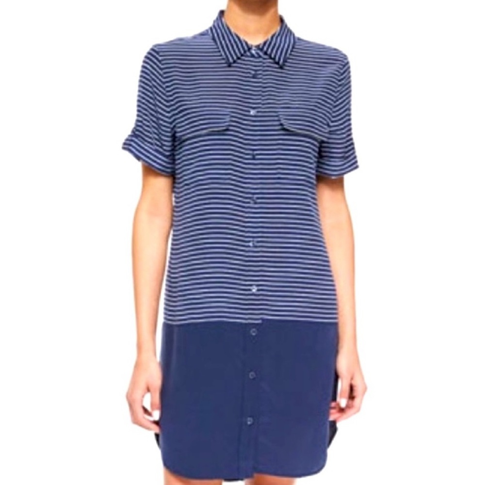 Equipment (S) Slim Signature Shirt Dress